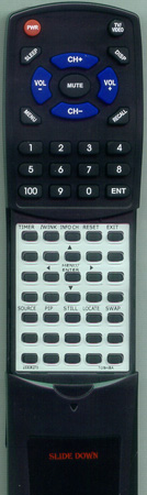 TOSHIBA 23306229 CT9904 replacement Redi Remote