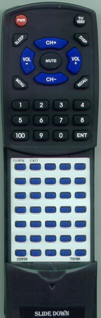 TOSHIBA 23306309 CT9988 replacement Redi Remote