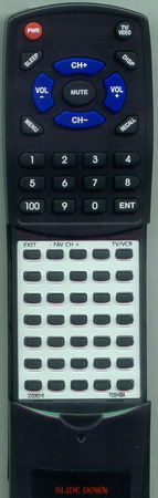 TOSHIBA 23306316 CT9995 replacement Redi Remote
