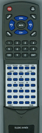 TOSHIBA 23306412 CT90072 replacement Redi Remote