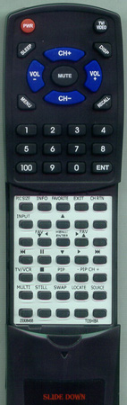 TOSHIBA 23306370 CT90047 replacement Redi Remote