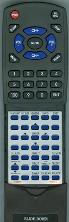 TOSHIBA 23306510 CT90168 replacement Redi Remote