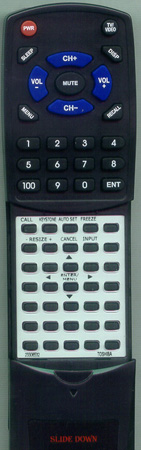 TOSHIBA 23306532 CT90185 replacement Redi Remote