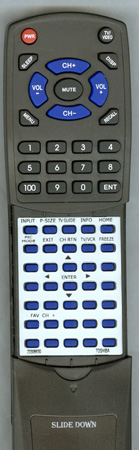 TOSHIBA 23306630 CT90236 replacement Redi Remote