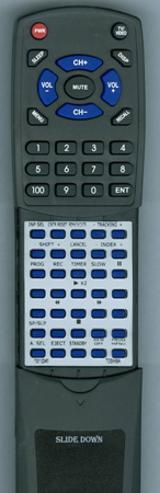 TOSHIBA 70012240 VC751 replacement Redi Remote