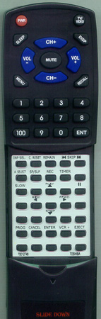 TOSHIBA 70012748 VC773 replacement Redi Remote
