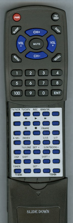 TOSHIBA 70148380 VC94 replacement Redi Remote