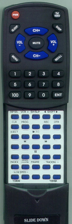 TOSHIBA 70795454 VC228T replacement Redi Remote