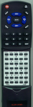 TOSHIBA 72796193 DCLWB1 replacement Redi Remote