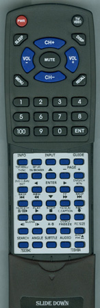 TOSHIBA 75003640 CT90257 replacement Redi Remote