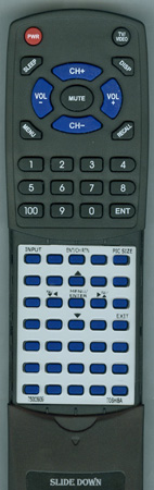 TOSHIBA 75003939 CT8009 replacement Redi Remote