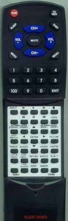 TOSHIBA 75005614 replacement Redi Remote
