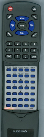 TOSHIBA 75008253 CT90289 replacement Redi Remote
