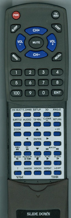 TOSHIBA 79078045 SER0031 replacement Redi Remote