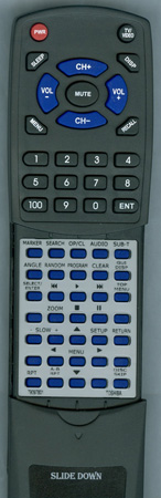 TOSHIBA 79097801 SER0055 replacement Redi Remote
