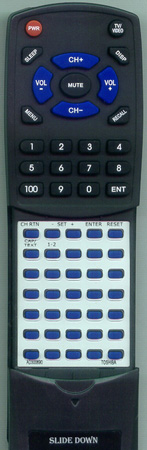 TOSHIBA 72796931 CT836 replacement Redi Remote