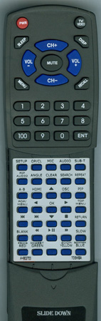 TOSHIBA AH802703 SER0398 replacement Redi Remote
