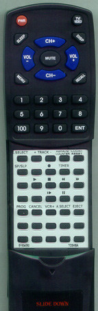 TOSHIBA BY634016 VC663T replacement Redi Remote