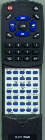 TOSHIBA BY634676 VC422 replacement Redi Remote