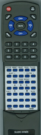 TOSHIBA BZ684225 VC250 replacement Redi Remote