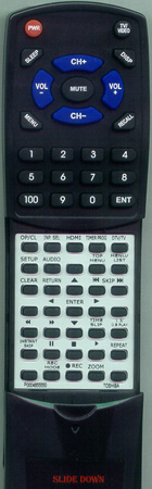 TOSHIBA P000485550 SER0264 replacement Redi Remote