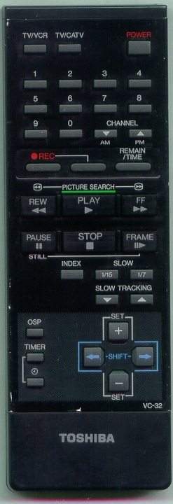 TOSHIBA VC32 VC32 Refurbished Genuine OEM Original Remote