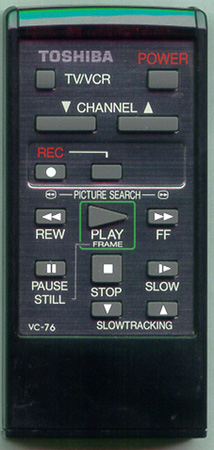 TOSHIBA VC76 VC76 Genuine  OEM original Remote