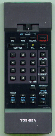 TOSHIBA 23120010 CT-9562 Genuine  OEM original Remote