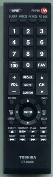 TOSHIBA 75014374 CT-90325 Genuine OEM original Remote