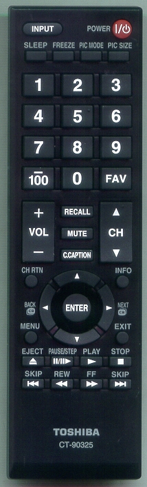 TOSHIBA 75014374 CT-90325 Refurbished Genuine OEM Original Remote