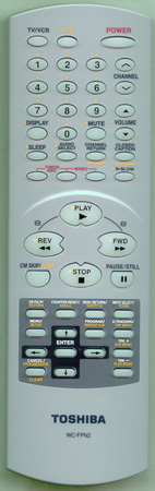 TOSHIBA AE004344 WC-FPN2 Genuine  OEM original Remote
