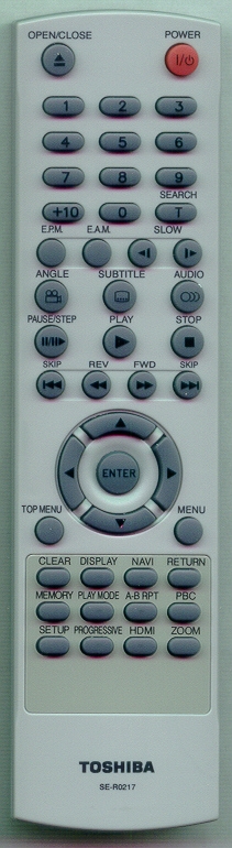 TOSHIBA AH910057 SER0217 Refurbished Genuine OEM Original Remote