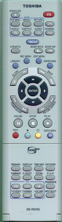 TOSHIBA P000387370 SE-R0105 Genuine OEM original Remote