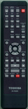 TOSHIBA P000483240 SE-R0265 Genuine  OEM original Remote