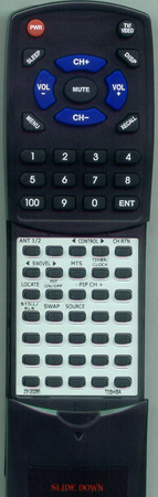 TOSHIBA 23120285 CT9487 replacement Redi Remote