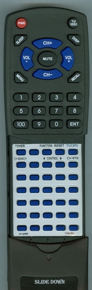 TOSHIBA 23120555 CT-9324 replacement Redi Remote