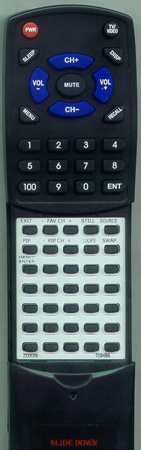 TOSHIBA 23306359 CT90037 replacement Redi Remote