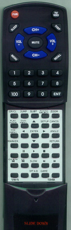 TOSHIBA 72783179 DC-SB2 replacement Redi Remote