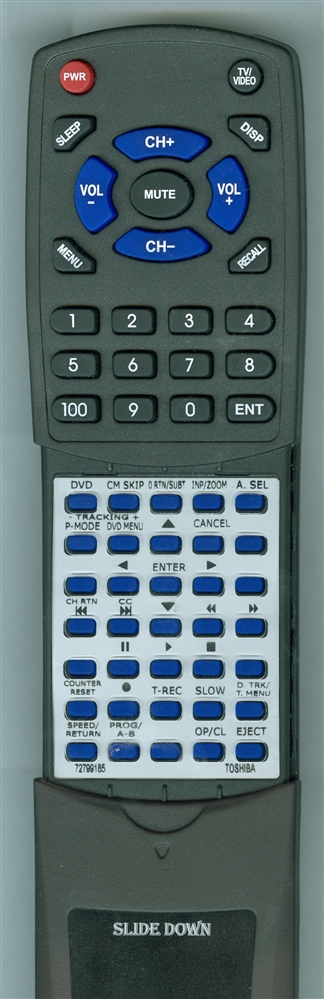 TOSHIBA 72799185 WC-SBC1 replacement Redi Remote