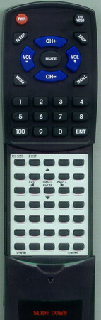 TOSHIBA 72799186 CT-877 replacement Redi Remote