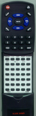 TOSHIBA 72799199 CT-878 replacement Redi Remote