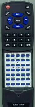 TOSHIBA 75011034 CT90303 replacement Redi Remote