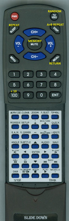 TOSHIBA 79078085 SER0070 replacement Redi Remote