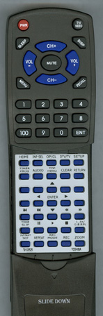 TOSHIBA 79103525 SER0264 replacement Redi Remote