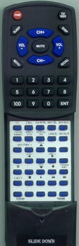 TOSHIBA AD301651 VC-N2B replacement Redi Remote