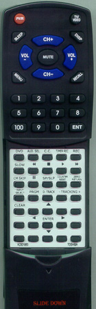 TOSHIBA AD301950 WC-FN2 replacement Redi Remote