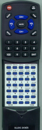 TOSHIBA SDV392SU AE001296 replacement Redi Remote