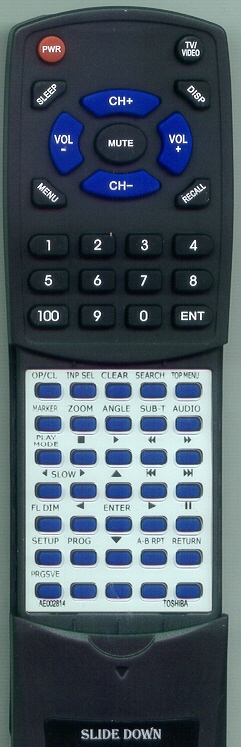 TOSHIBA AE002814 SE-R0121 replacement Redi Remote