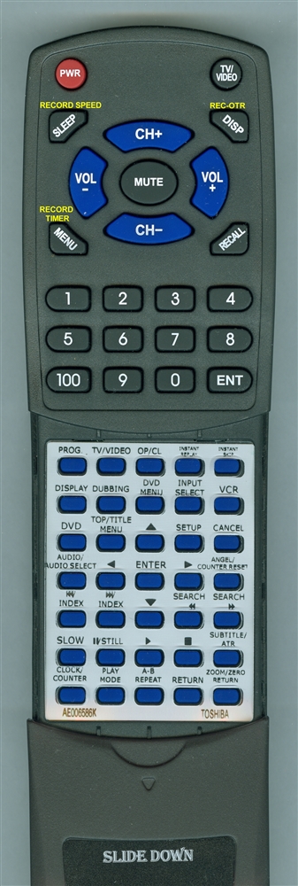 TOSHIBA AE006586K SE-R0180 replacement Replacement Redi Remote