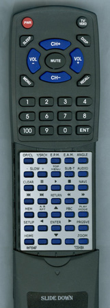 TOSHIBA AH700497 SER0313 replacement Redi Remote
